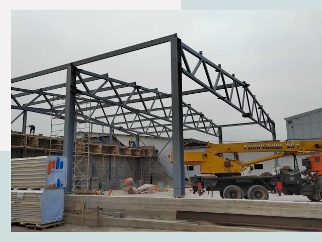 Строительство цехов в слободском