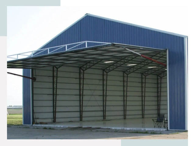 Прямо стенные ангары в слободском