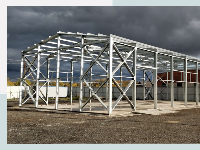 Двускатные ангары в Слободской от 618 руб. за квадрат