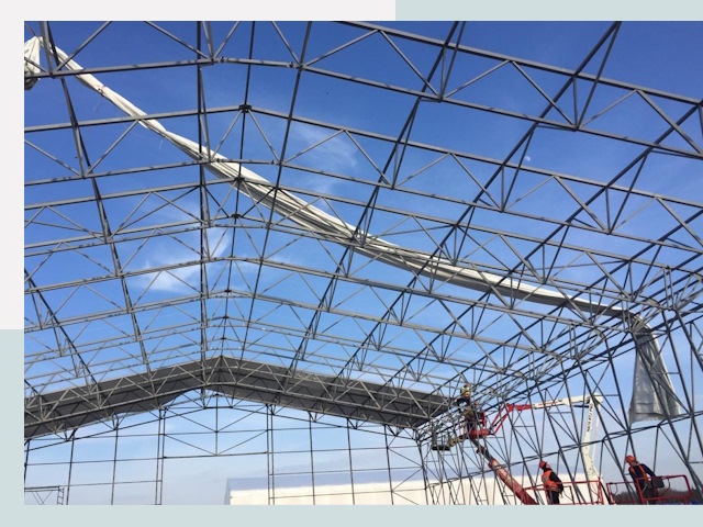 Шатровые ангары от 618 руб. в слободском и Кировской области