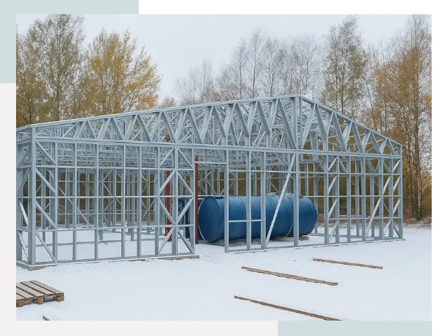 Металлические ангары в слободском