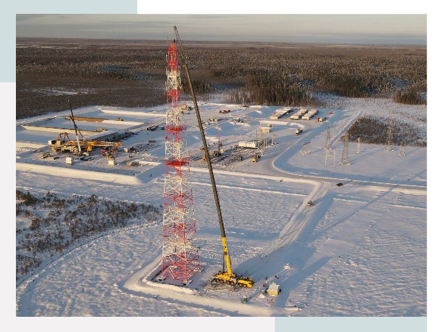 Мачты связи в слободском