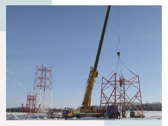 Монтаж вышек связи в слободском