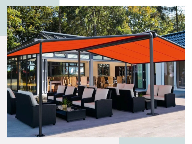 Навесы для кафе и ресторанов в слободском