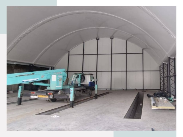 Внутреннее оснащение ангаров в слободском