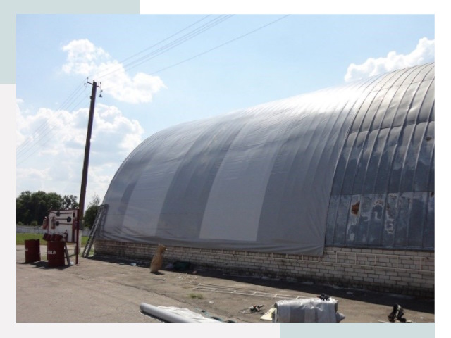 Ремонт ангаров в слободском