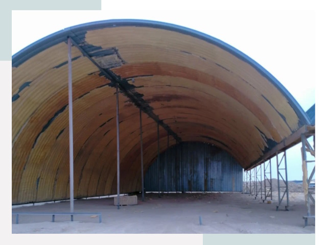 Реконструкция ангаров в слободском