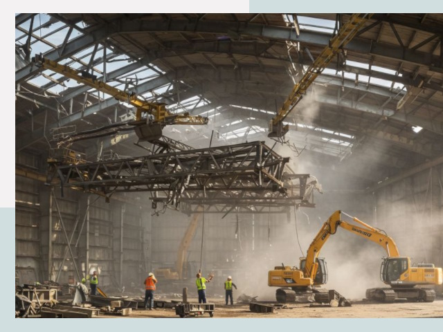 Демонтаж ангаров в слободском от 618 руб. за м²