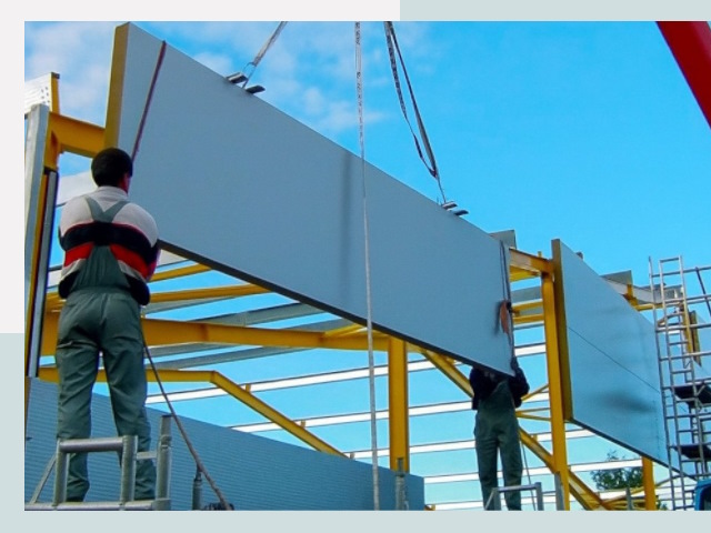 Монтаж сэндвич-панелей в слободском от 618 руб.