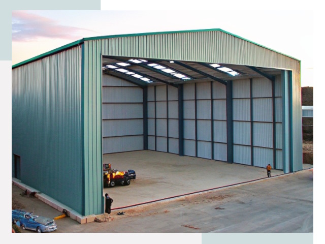 Строительство ангаров в слободском